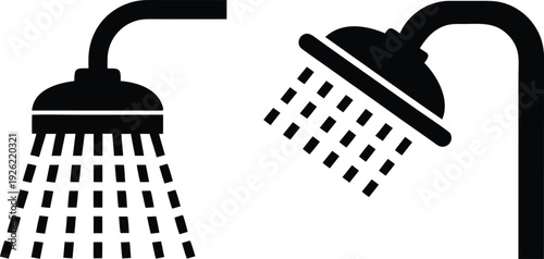 shower Solid icon, shower vector illustration