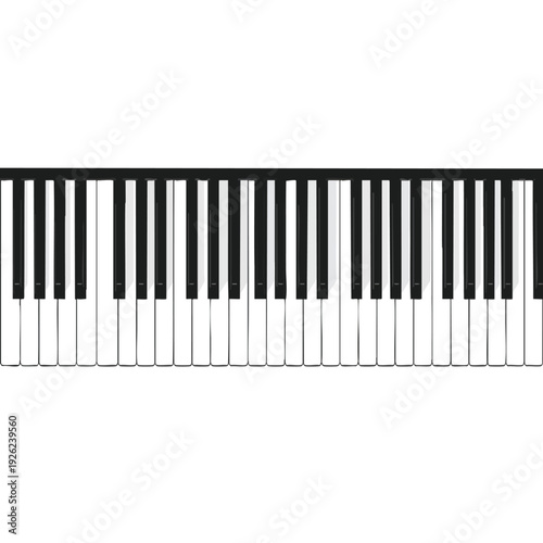 Close Up of a Piano Keyboard for Music and Arts Inspiration