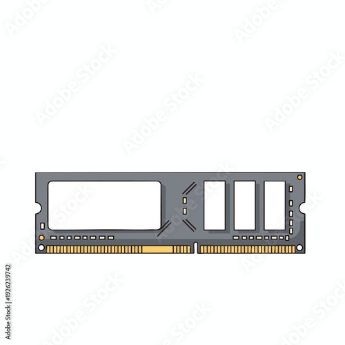 High Performance Computer Memory Module with DDR4 RAM Sticks