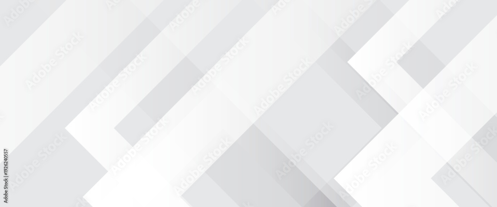 Fototapeta premium Minimal gray abstract vector background with overlapping translucent rectangles and diagonal layers, creating a clean, modern geometric composition. minimalist background