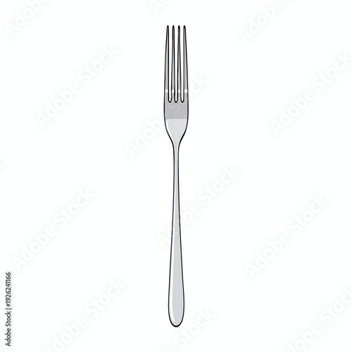 Elegant Stainless Steel Fork for Fine Dining and Culinary Use