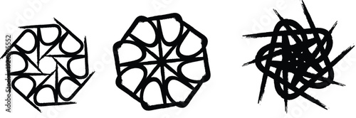 Geometric patterns and abstract shapes