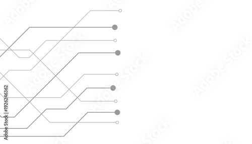 Abstract futuristic circuit board Illustration, Circuit board with various technology elements. Circuit board pattern for technology background. Vector illustration
