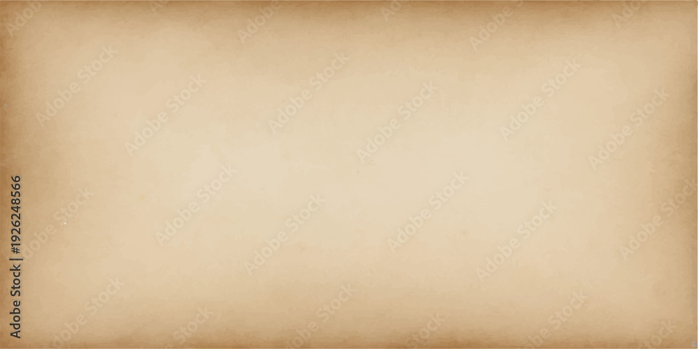 Obraz premium A vintage aged parchment background featuring a stained brown antique paper texture with a grimy grunge pattern and blank retro canvas surface design