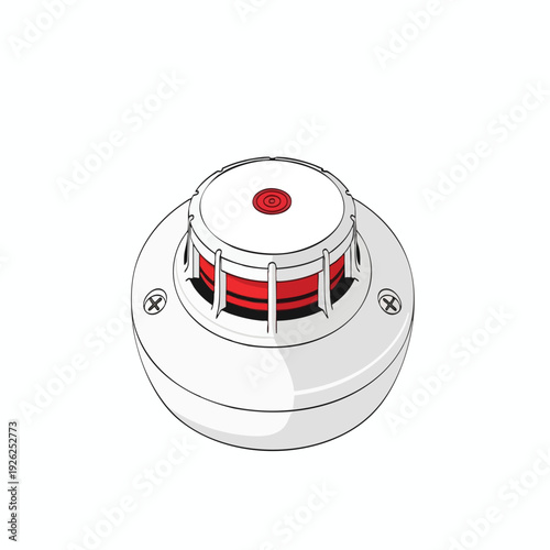 Wireless Smoke Detector with Safety Sensor for Home Security