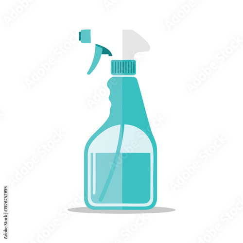 Modern Trigger Spray Bottle for Cleaning and Sanitizing Solutions