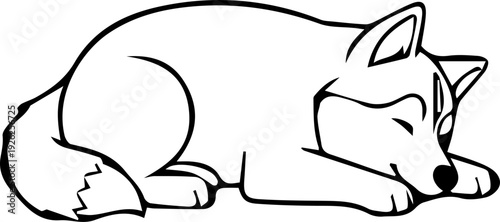 husky dog pet puppy character