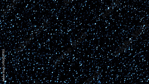 Starry night sky. Dark blue galaxy space background. Glowing stars in space. New Year, Christmas and Celebration background concept.