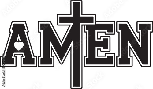 Christian Easter Cross and He Is Risen Vector Set, Religious Bible Quotes and Faith Typography Illustrations