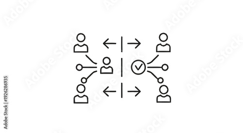 Centralized decision making process with team collaboration and approval.