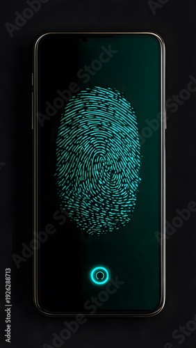 Secure Digital Wallet Icon Displayed on Smartphone Screen