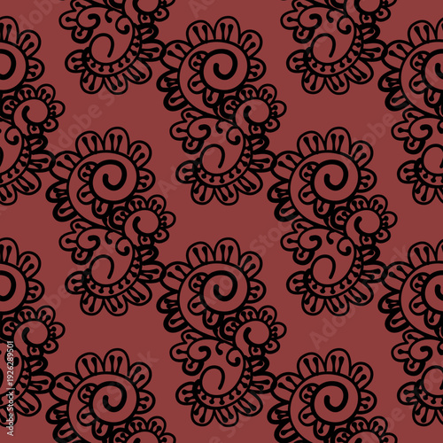 pattern, seamless, quatrefoil, tulip, flower, floral, geometric, moorish, arabesque, minimalist, modern, wallpaper, background, texture, grey, white, pastel, vector, illustration, design, decorative, 