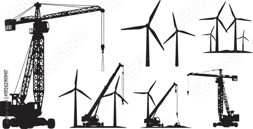 Black and white icons of people in bubbles online