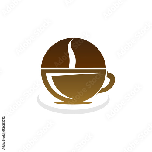 Coffee Shop vector logo is a modern and attractive template design.With a white background