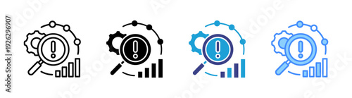 Root Cause icon set multiple style collection