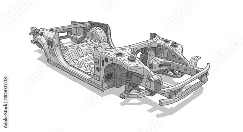 Detailed Metal Puzzle Castle Structure Model.