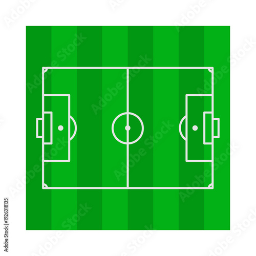 football sport field flat icon illustration