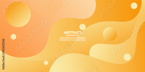 Futuristic orange abstract pattern texture with wave and line design. Trendy dynamic banner background element style concept. Vector eps10