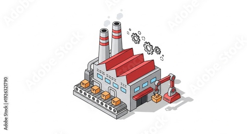 Lego Factory Building with Workers.