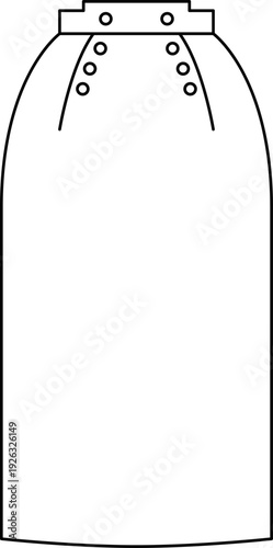 Types of Skirts Styles for Women vector illustration collection, Different Skirts Names 