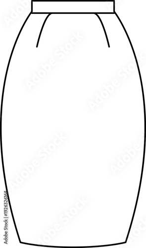 Types of Skirts Styles for Women vector illustration collection, Different Skirts Names 