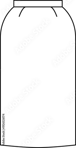 Types of Skirts Styles for Women vector illustration collection, Different Skirts Names 