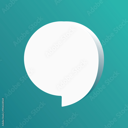 Speech bubble blank frame, text quote box, message