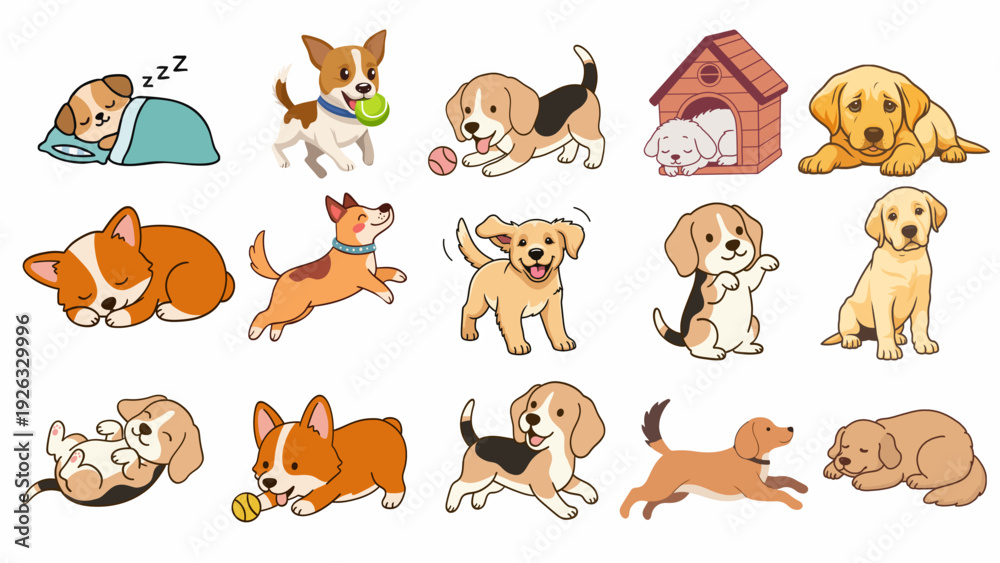 Fototapeta premium Pet Health and Veterinary Awareness Vector Illustration