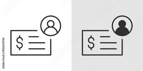 Savings Account Icon representing personal banking, money saving, and financial growth. Stroke, filled, and colored vector illustration.