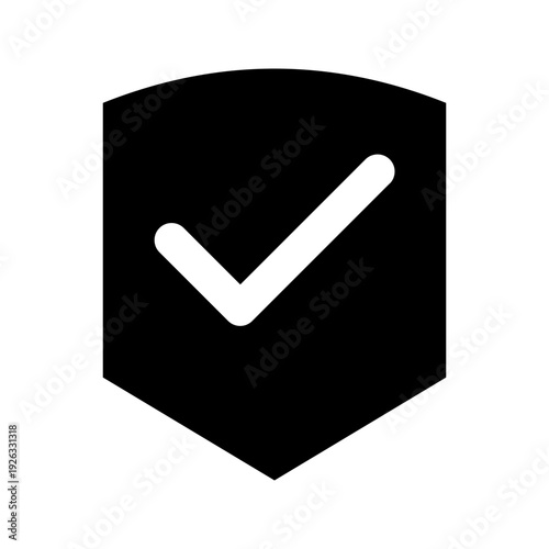 Verified Security Solid Icon