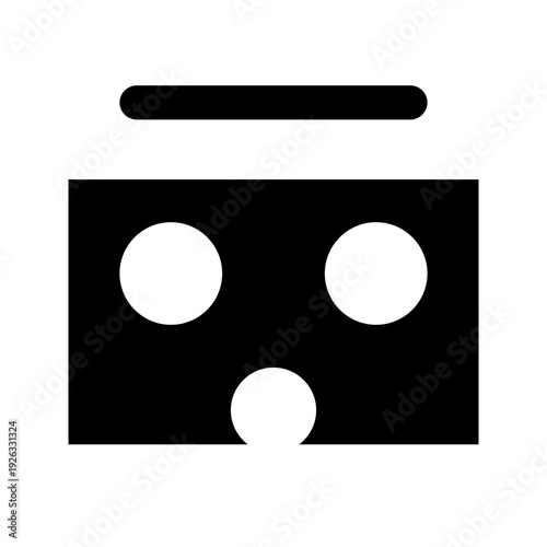 Virtual Reality Solid Icon