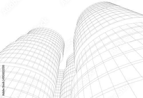 abstract 3d architecture