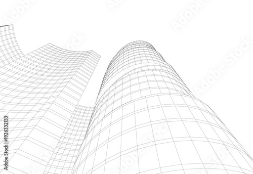 abstract 3d architecture