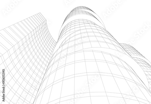 abstract 3d architecture