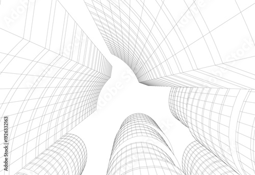 abstract 3d architecture