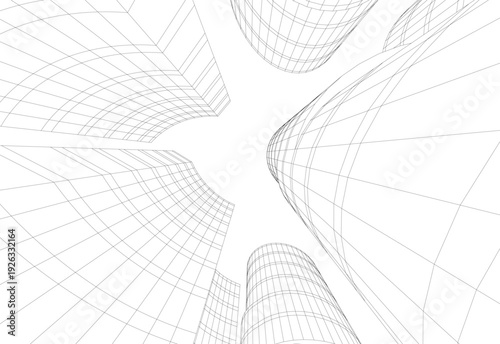 abstract 3d architecture