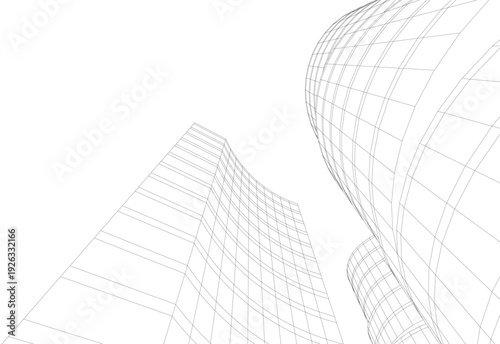 abstract 3d architecture