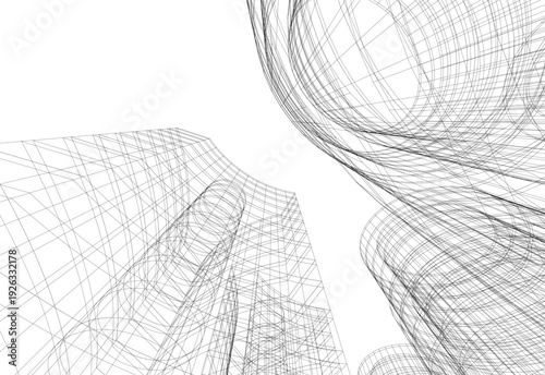 abstract 3d architecture