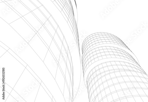 abstract 3d architecture