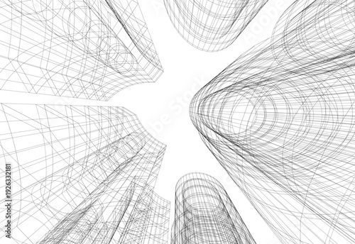 abstract 3d architecture