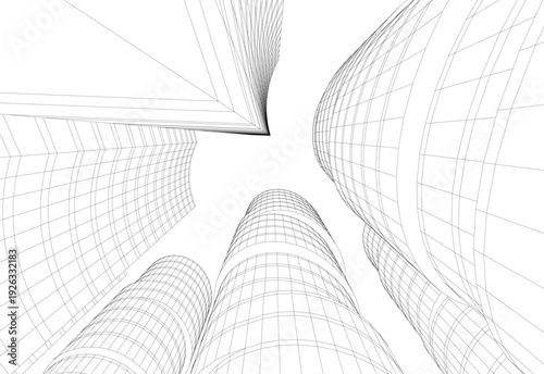 abstract 3d architecture