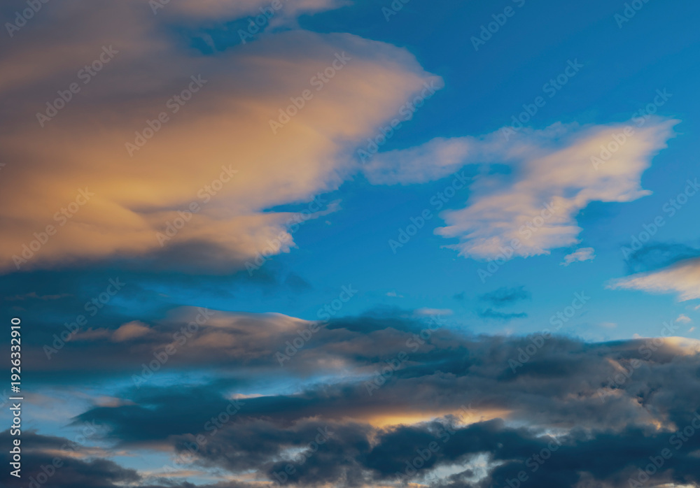 Obraz premium blue sky with clouds
