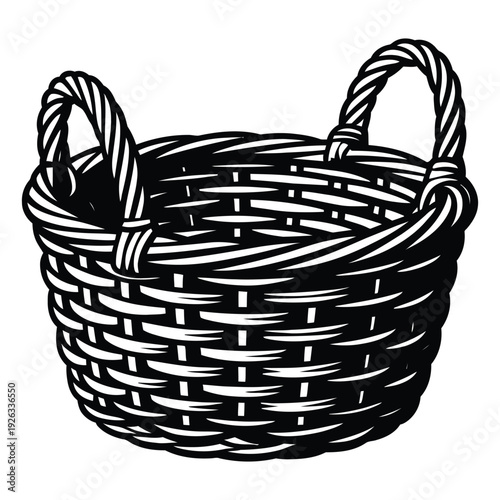 basket vector illustration