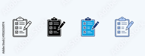  Assessment Multiple Icon Illustration Vector
