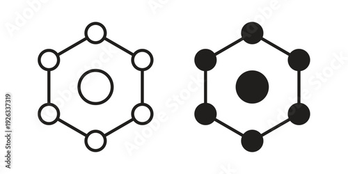 Antioxidant icons with different styles. Vector logo illustration simple design.
