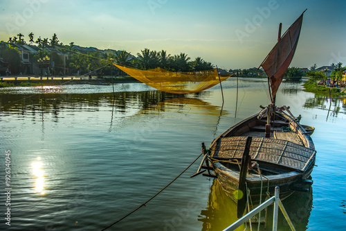 Hoi An Vietnam am Ufer vom Thu Bon Fluss