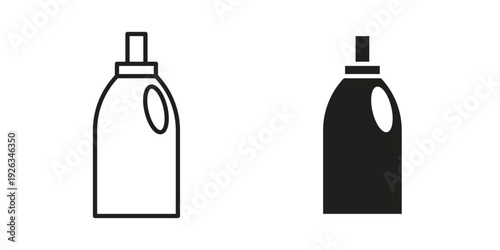 liquid detergent icons with different styles. Vector logo illustration simple design.