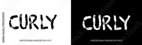 CURLY is a bold graffiti handwritten font featuring playful rough strokes and authentic street tagging style. This expressive urban display typeface is inspired by modern graffiti and street art lette