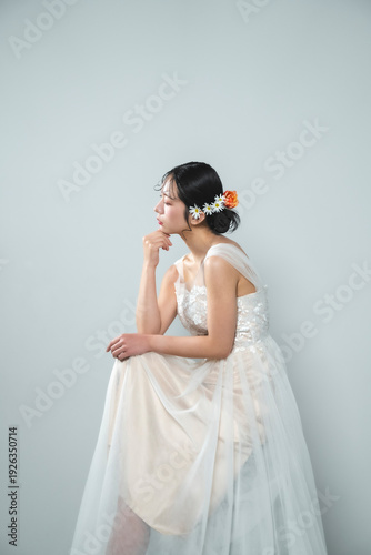 Wallpaper Mural ウェディングドレスを着た花嫁 Torontodigital.ca