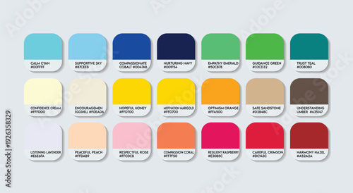 Fashion Trend Color Palette for 2027 Featuring Modern Seasonal Shades and Future-Inspired Tones. 2027 Fashion Color Trend Forecast with Bold, Soft and Earthy Palette Combinations. Trending 2027 Runway